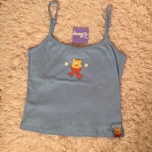 Purple Winnie the Pooh tank top